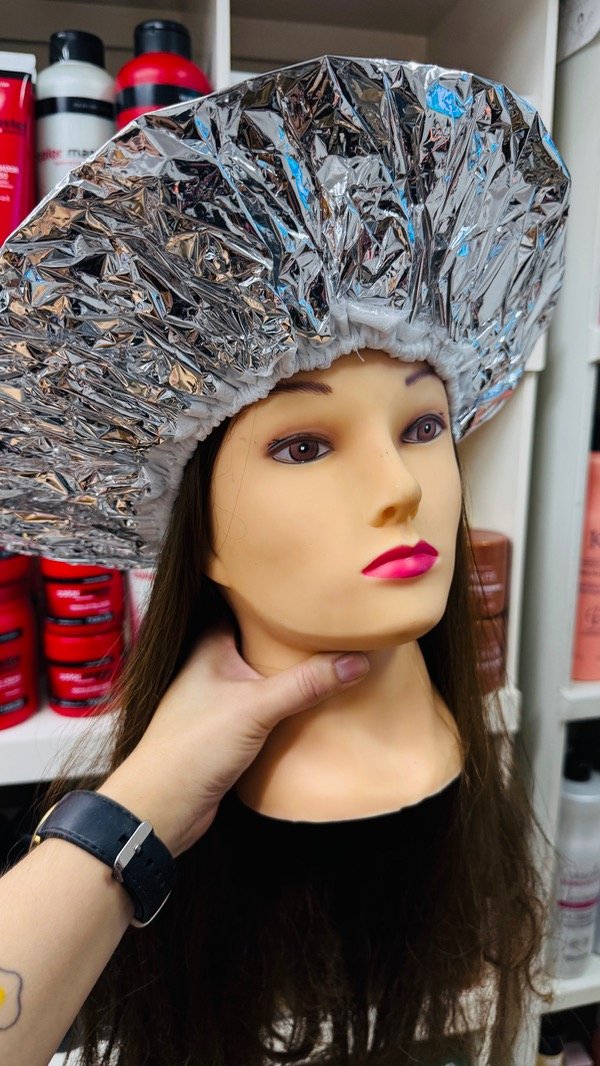 Producto - gorro aluminio para dar calor a tratamientos y coloración