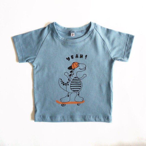Producto - Articulo 306 -K- REMERA CELESTE DINO