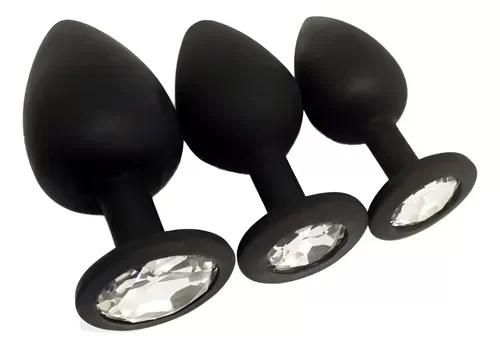 Producto - PLUG STRASS PLATEADO