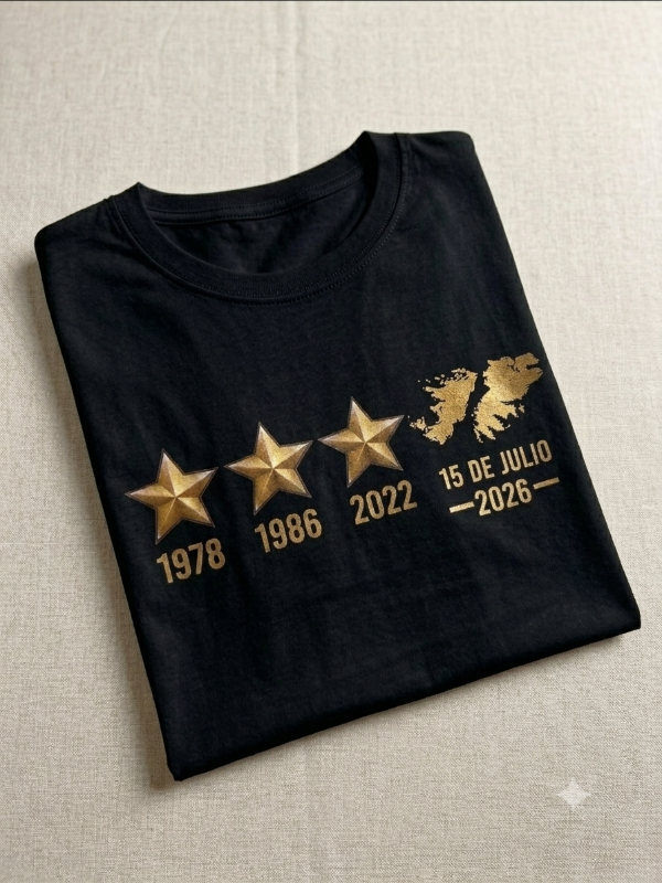 Producto - Remera 4 estrella LAS MALVINAS - 3