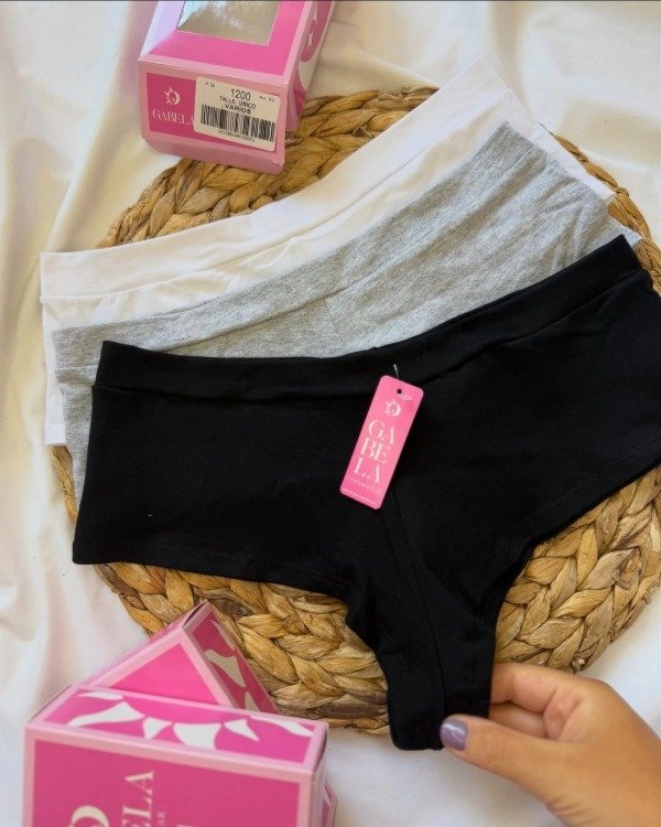 Producto - Culotteless con cintura de Algodón x3