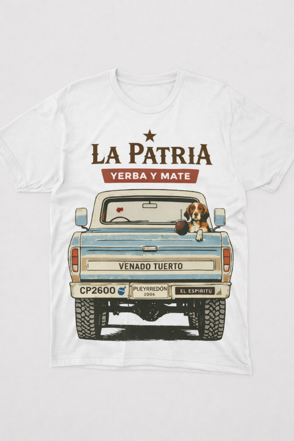 Producto - Remera La Patria - Yerba y Mate Western