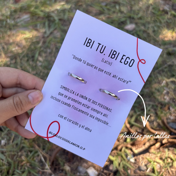 Producto - Ibi tu, ibi ego anillos