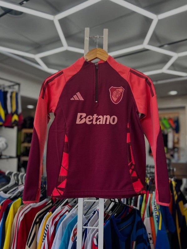 Producto - Buzo de river medío cierre entrenamiento 2025