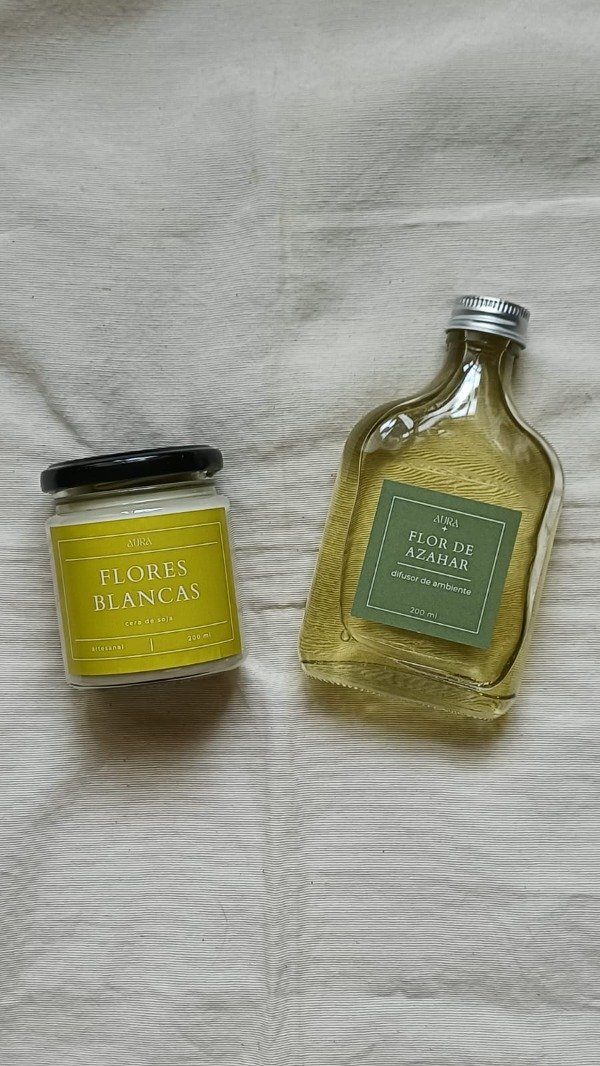 Producto - Petaca y Vela aromática