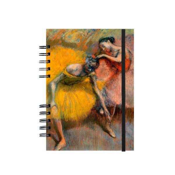 Producto - Agenda 2026 A5 Dos Bailarinas en Amarillo y Rosa