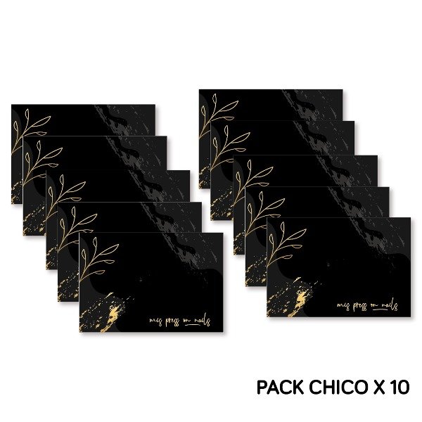 Producto - Pack tarjetas modelo BLACK (press on nails)