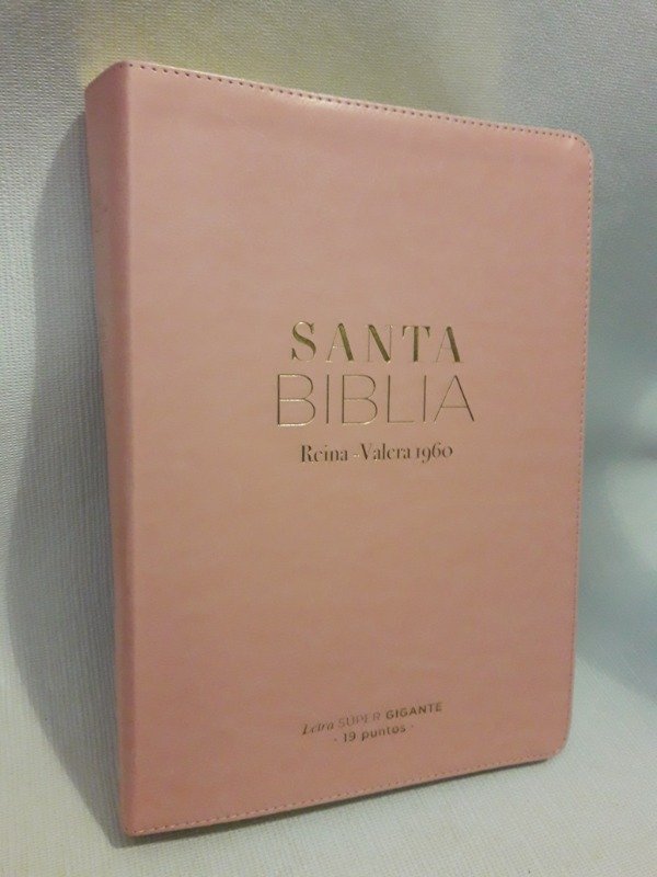 Producto - Biblia Reina Valera 1960 LETRAS GIGANTES ROSA