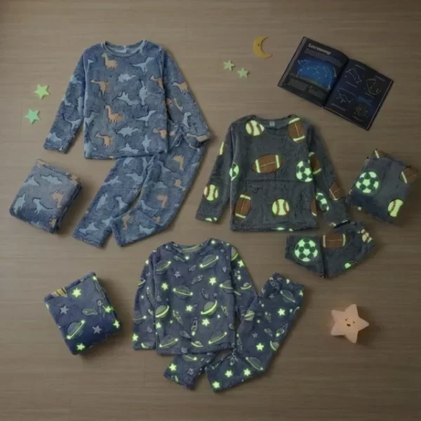 Producto - Pijama infantil luminoso fluorescente