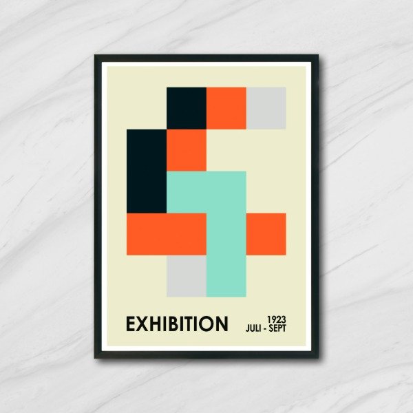 Producto - Cuadro decorativo arte Bauhaus Exhibition 1923 4