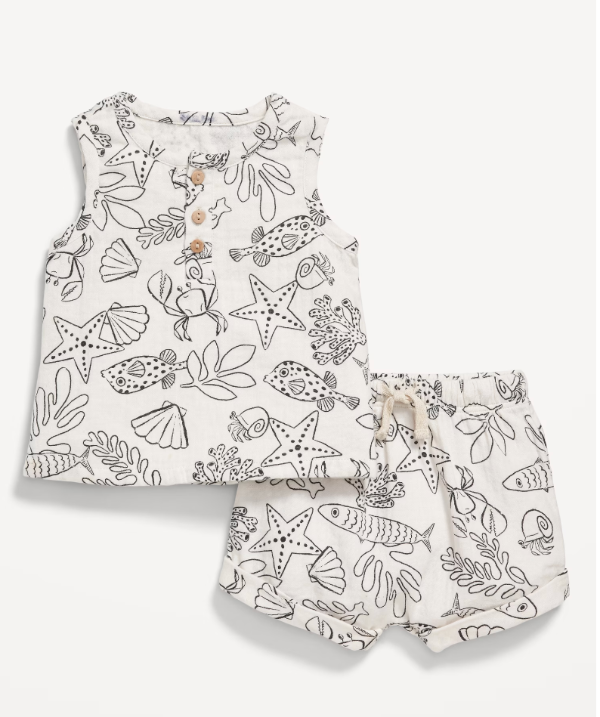 Producto - Conjunto Marca OLD NAVY Fondo del Mar BW