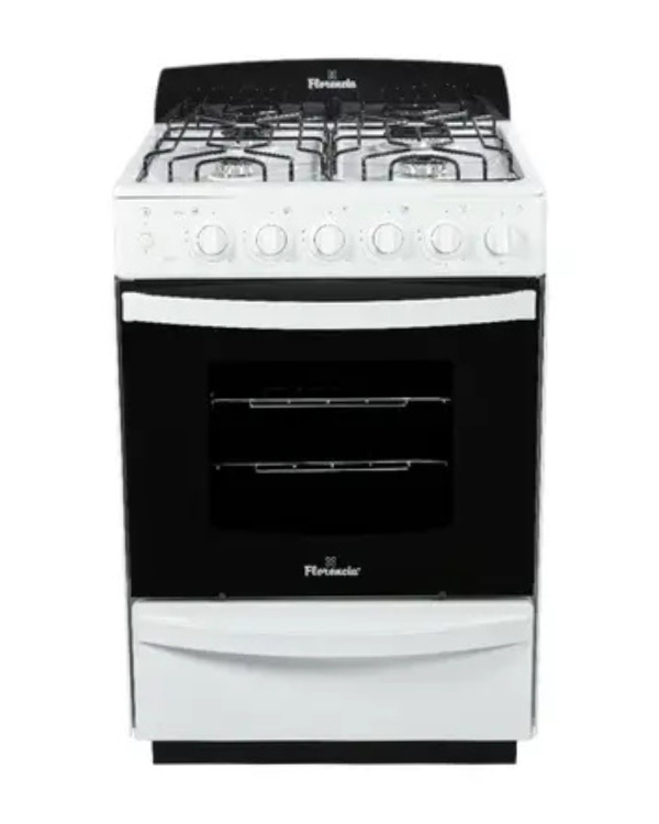 Producto - COCINA SINGER FLOR 5536F BLANCA CON ENCENDIDO, LUZ Y TIMER