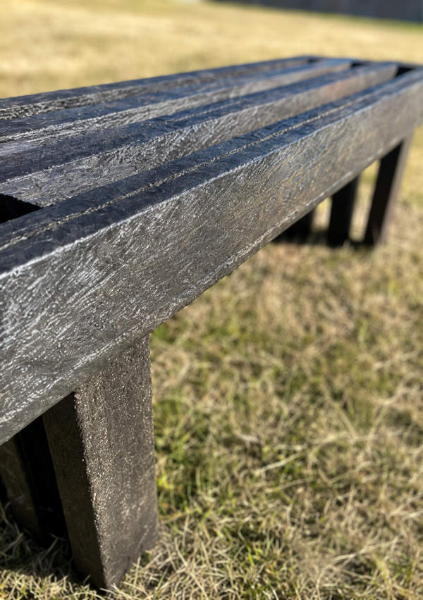 Producto - Banco Doble Para Exterior Madera Plastica - 3
