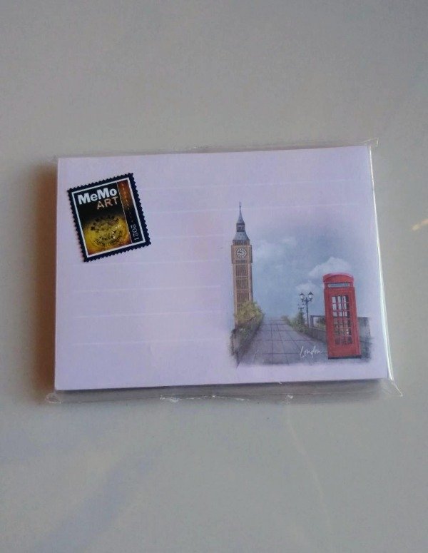 Producto - Notas adhesivas Memo Art 100x74mm ciudades "London"