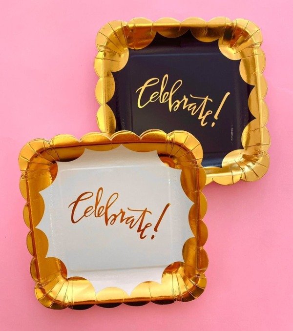 Producto - PLATO CELEBRATE CUADRADO