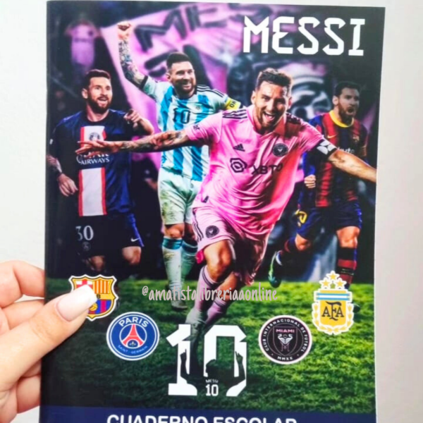 Producto - Cuaderno escolar Messi 24hjs