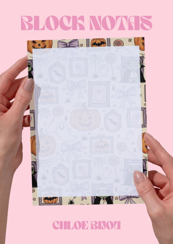 Producto - Block notas A5 Halloween - 6