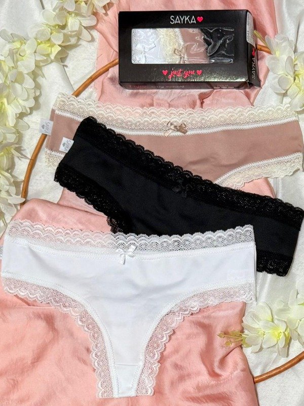 Producto - Art 10543 Sayka Culote lees De Microfibra Con Puntilla En Los Bordes