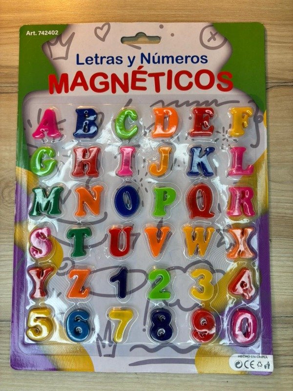Producto - Set de Letras y Números Imantados