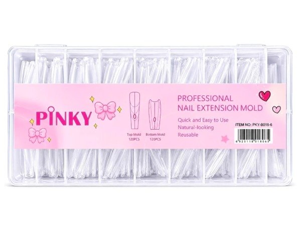 Producto - Cápsulas Sandwich PINKY extension nail tips PKY-B018-6 - NAI-0004
