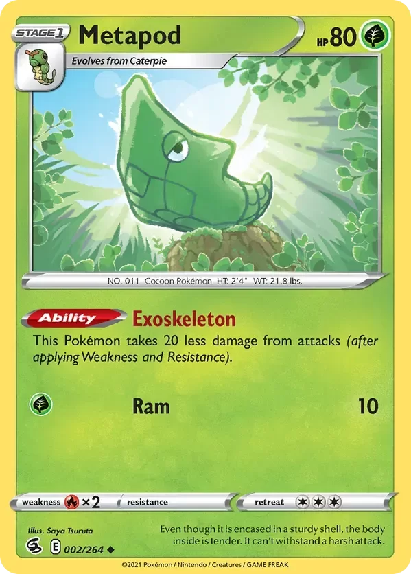 Producto - Metapod - 002/264 - Fusion Strike