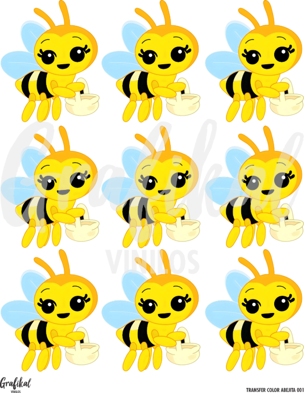 Producto - Transfer Color Abejita 001