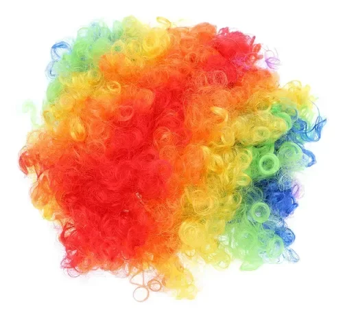 Producto - Peluca payaso multicolor - 0