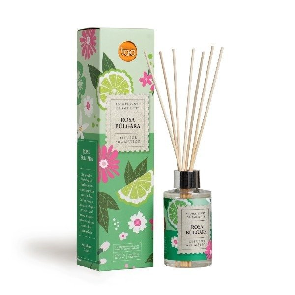 Producto - Difusor con varillas TAO 125ml- Rosa Búlgara
