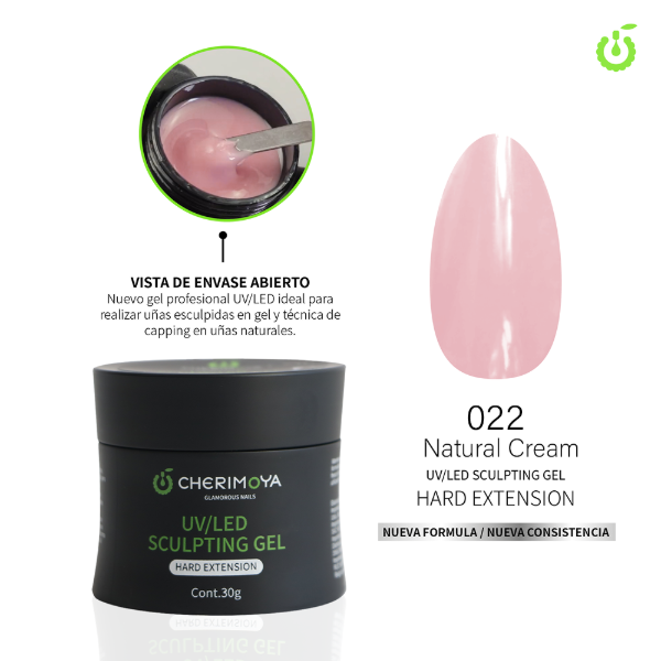 Producto - Sculpting gel UV/LED 30ml Natural Cream #22