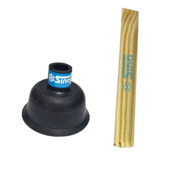 Producto - SOPAPA GOMA C/ MANGO NEGRA REF SINA  x 24u