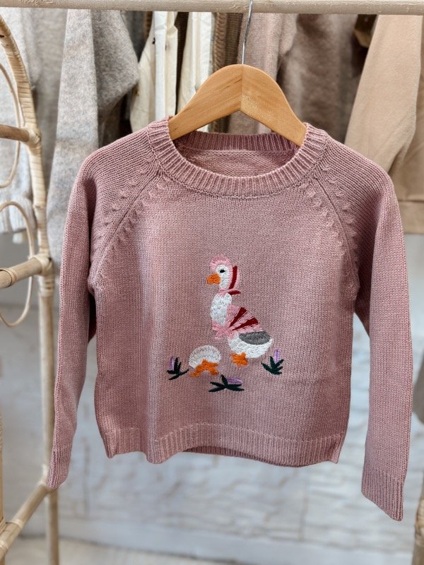 Producto - Suéter Dulce Patita Pastel Talle 7 Años