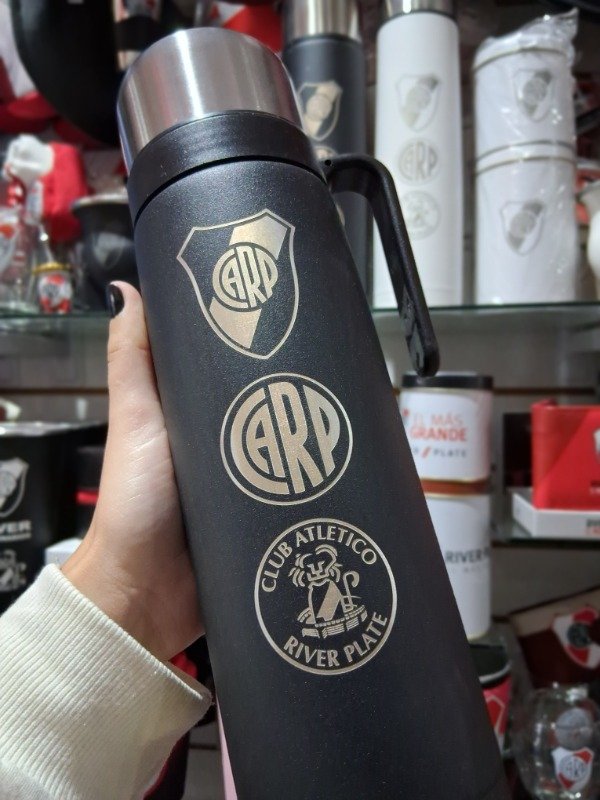 Producto - Termo con manija RIVER Negro - 1