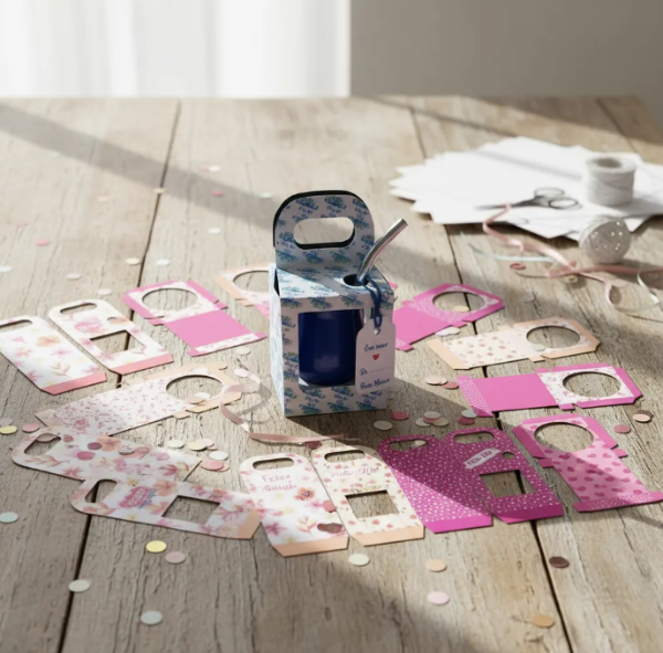 Producto - Kit Imprimible x8 Porta Mate Día De La Madre Editable + PDF