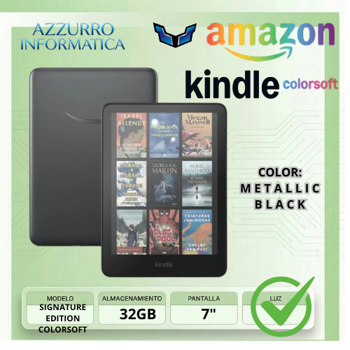 Producto - Amazon Kindle Colorsoft Signature Edition 32gb 7 MULTIPLECOLORS