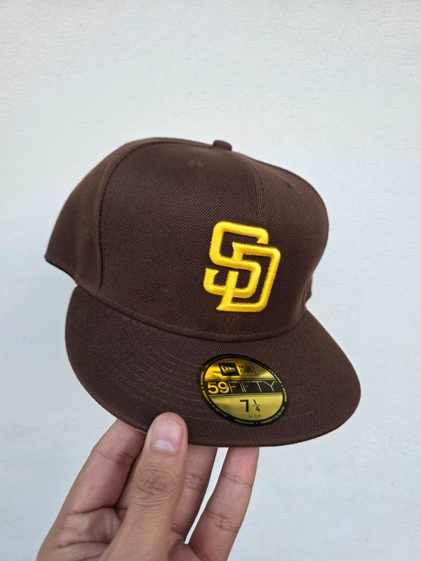 San diego padres on-field game authentic new era 59fifty 7 1/4