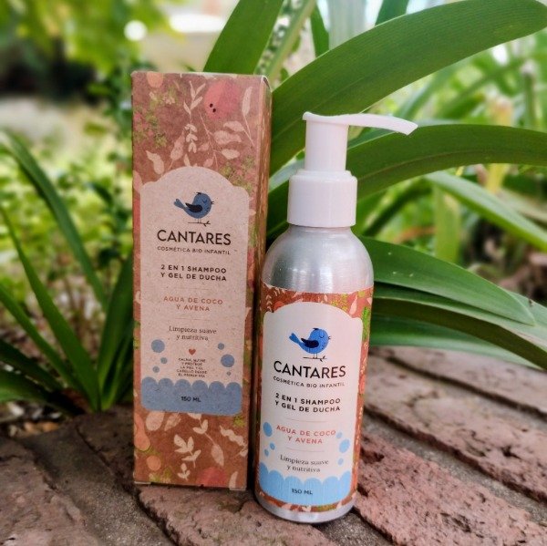 Producto - 2 en 1 Shampoo y Gel de Ducha Cantares Biocosmética