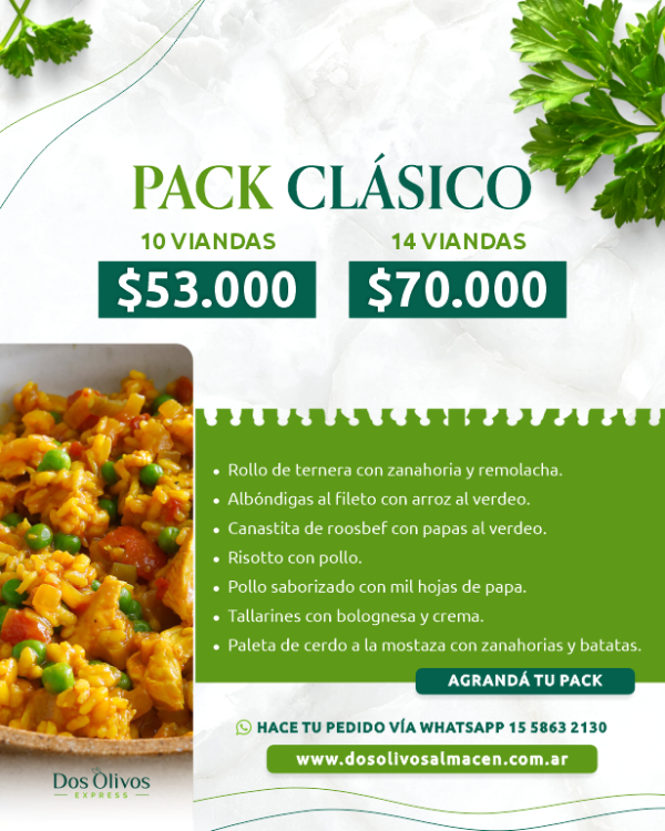 Producto - Pack Clásico x 10