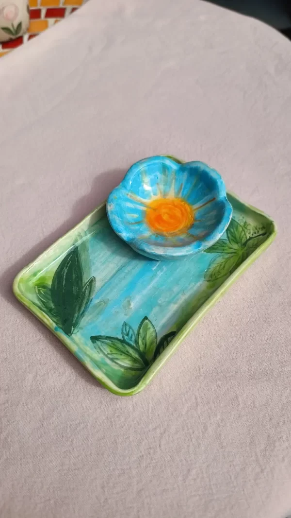 Producto - Set Sushi Flor Azul