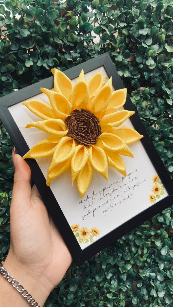 Producto - Cuadro Girasol 3D - 3