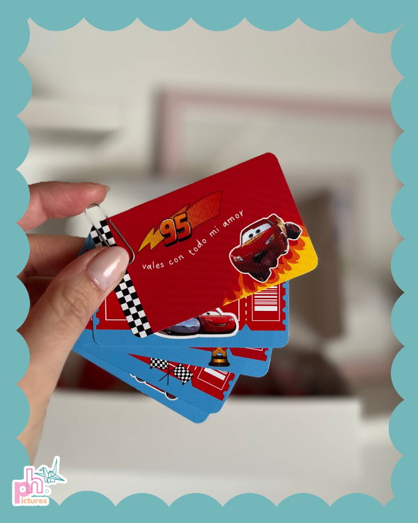 Producto - box rayo mcqueen - autito hot wheels - día del novio - 5