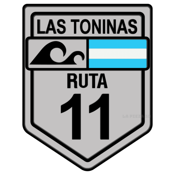 Producto - Iman Ruta 11 Ola Las Toninas Plata