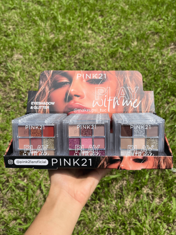Producto - Sombra para ojos Pink21 con glitter