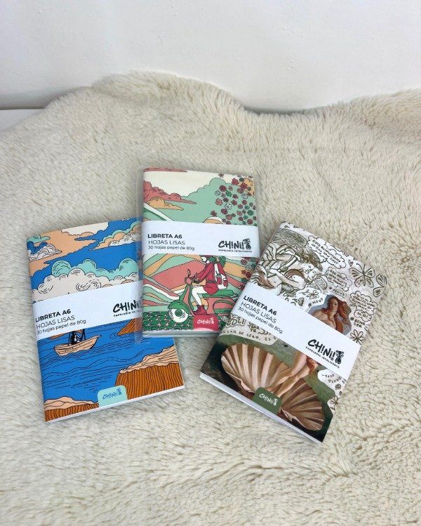 Producto - Libreta A6 pack x 2 tapa blanda