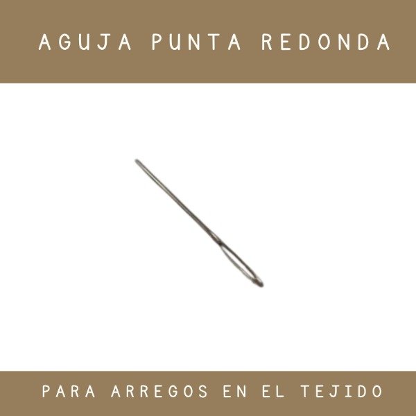 Producto - AGUJAS DE LANA SIN PUNTA