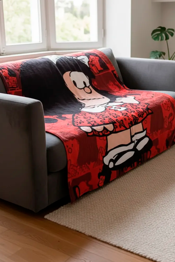 Producto - Manta micropolar Mafalda dos plazas