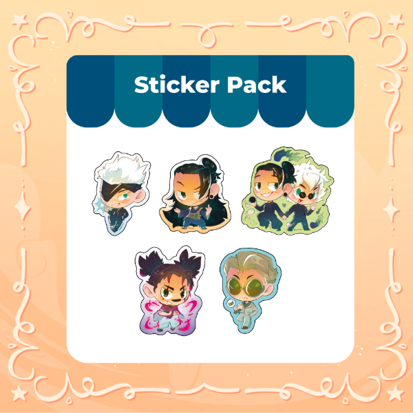 Producto - [Sticker Pack] JuJutsu Kaisen