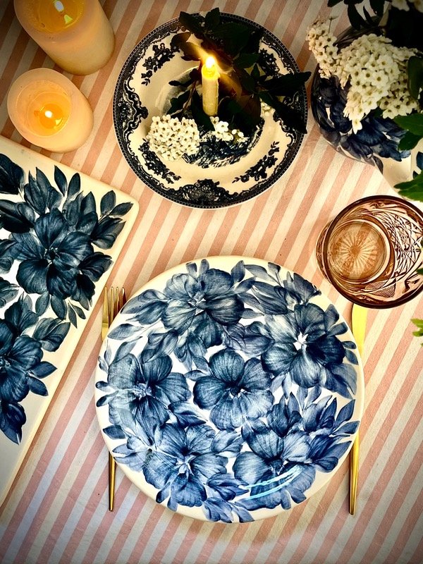 Producto - Plato plato azul cobalto