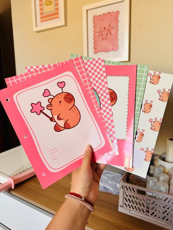 Producto - CARATULAS CARPETA N3 CAPYBARA personalizadas