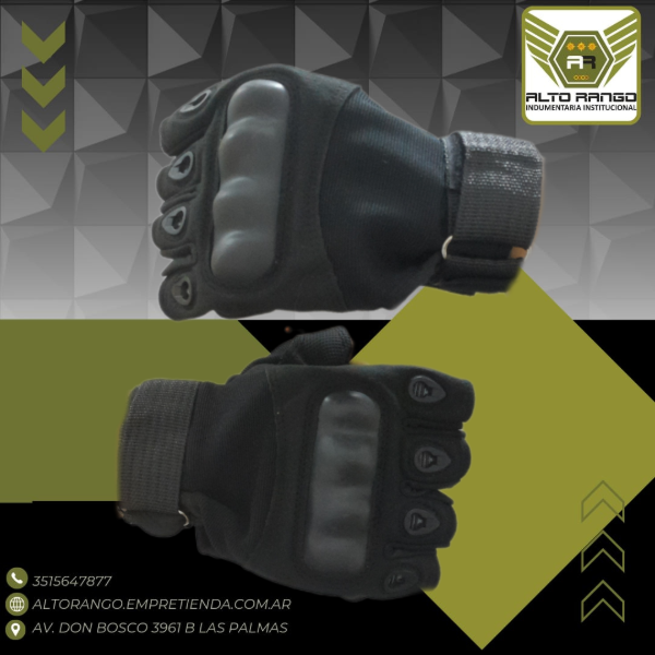 Producto - GUANTE SIN DEDO CACHA RIGIDA