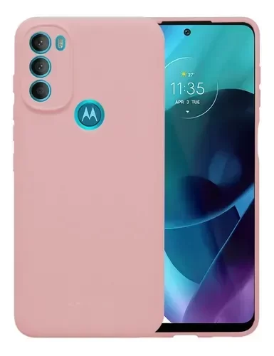 Producto - Funda Silicone Case Rosa para Moto G71